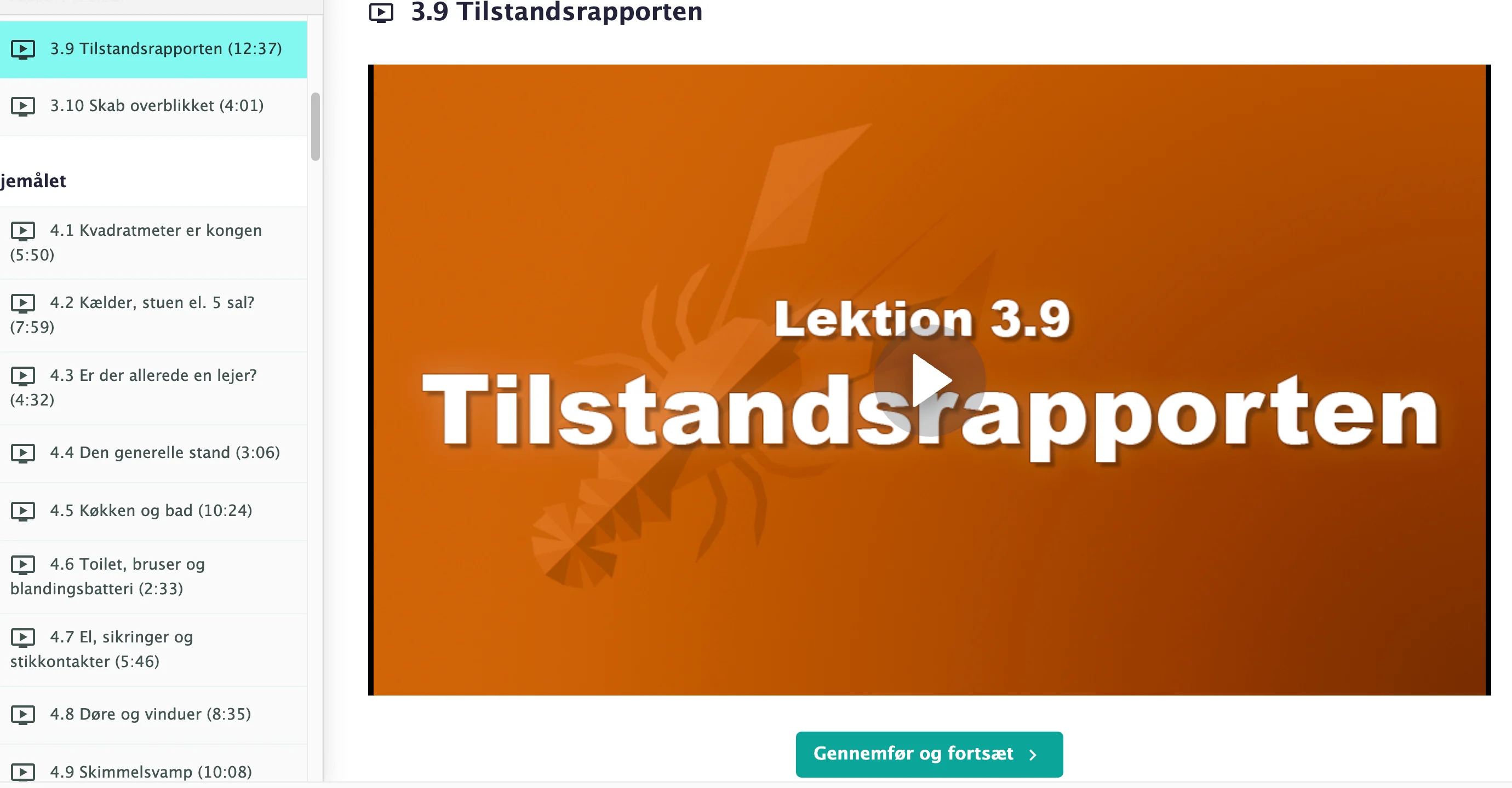Blue Lobsters onlinekursus: Lektion om tilstandsrapporten.